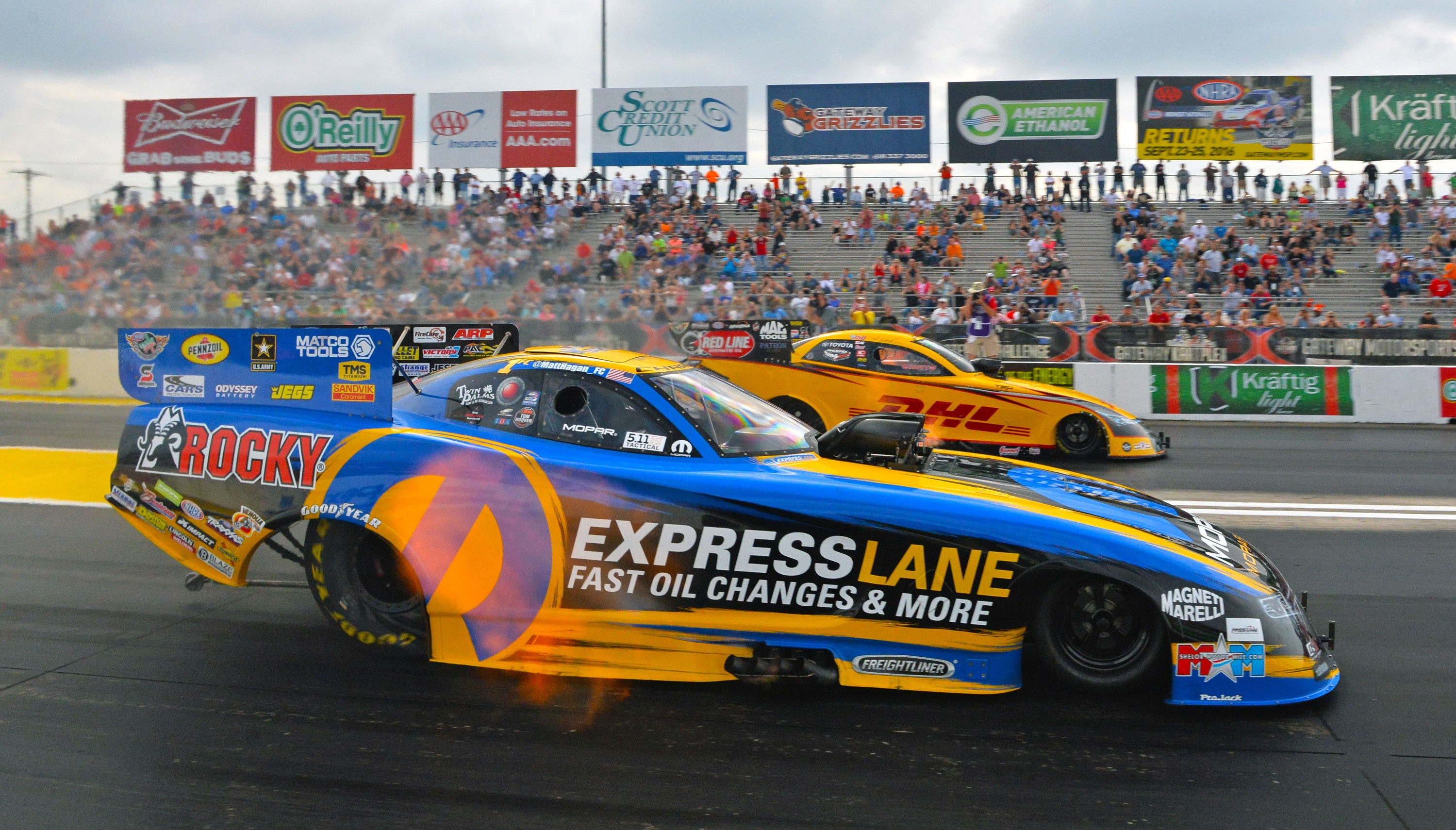 Runner-Up Performance for Hagan and 2015 Dodge Charger R/T at NHRA Midwest Nationals